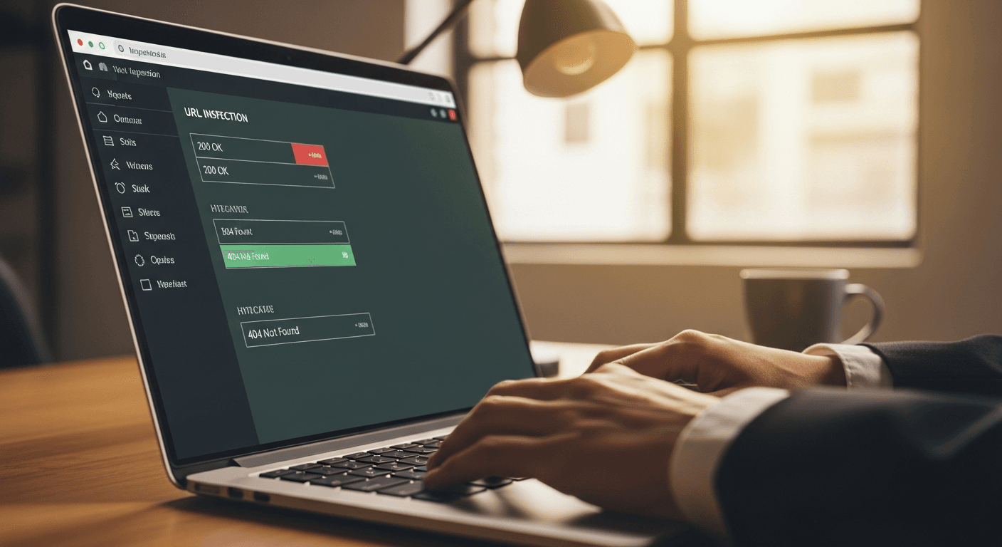 Capture d'écran de l'outil Inspection d'URL dans Google Search Console
